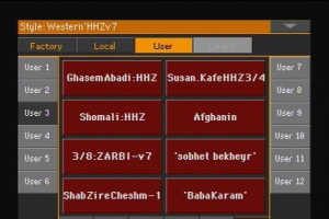 ست ورژن 7 هادی هیجان زادگان HHZ V7 برای Pa700 | Pa1000 | Pa4x 19 user18